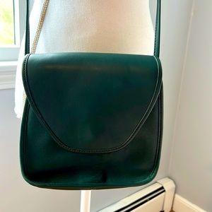 Coach Crossbody shoulder bag. Leather 301 Green
